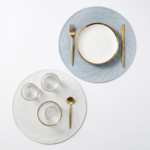 MARBLE Placemat | Embossed PVC - 38 x 38 cm