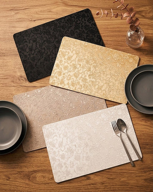 Rapee Ember Embossed PU Placemat – 30 x 45 cm