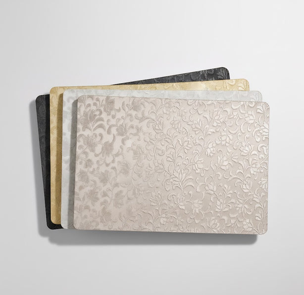 Rapee Ember Embossed PU Placemat – 30 x 45 cm