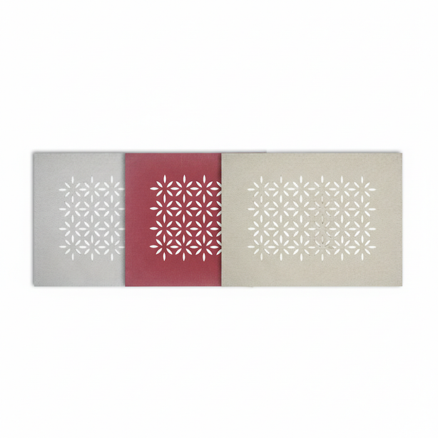 Rapee Morocco Petal Lasercut Table Runner – Cationic Fabric – 33 x 150 cm