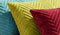 PINSONIC Oblong Cover | Quilted Chevron Velvet - 33 x 45 cm