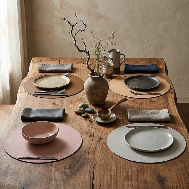 PERI Placemat | Reversible PU Faux Leather - 38 x 38 cm
