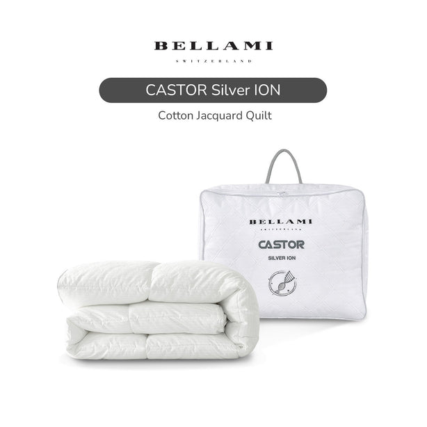 Bellami Silver ION Castor DownFeel Cloud Soft Fibre Quilt Lightweight Comforter
