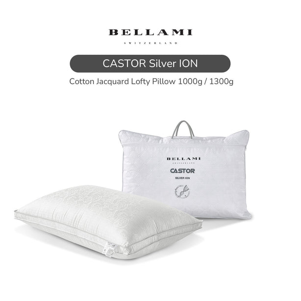 Bellami Silver ION Castor DownFeel Cloud Soft Fibre Loft Pillow