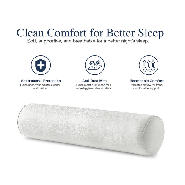 Bellami Silver ION Castor DownFeel Cloud Soft Fibre Bolster