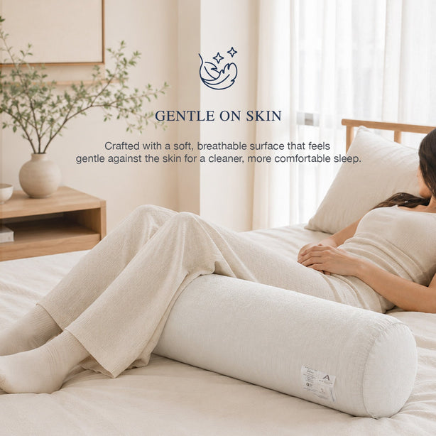 Bellami Silver ION Castor DownFeel Cloud Soft Fibre Bolster
