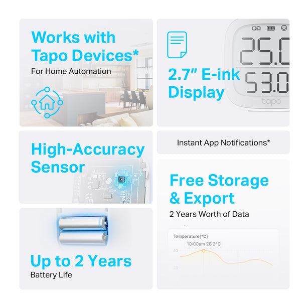 Tapo T315 Tapo Smart Temperature & Humidity Monitor