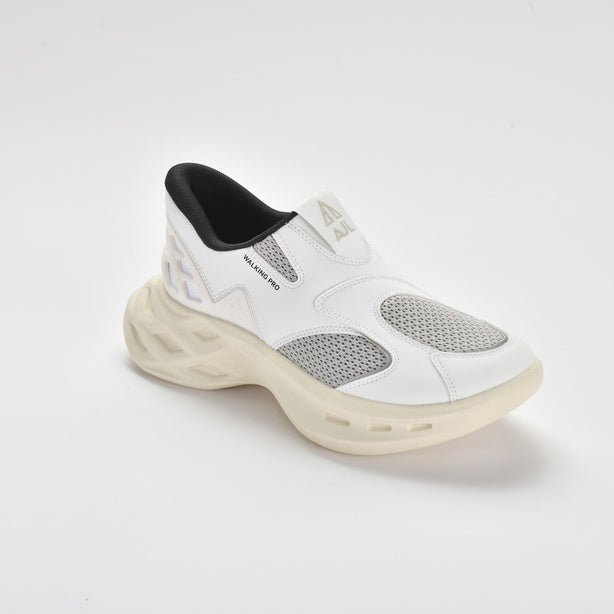 AJL Walking Pro Ivory White - Men Shoes YC005-2A