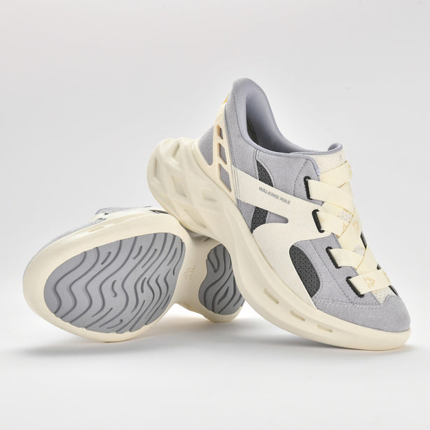 AJL Walking Max Ivory Grey- Women Shoes YC005-10B