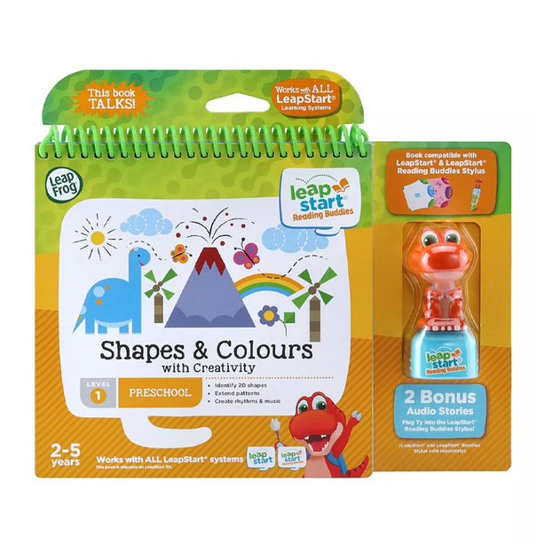 LeapFrog LeapStart Reading Buddies: Shapes & Colors With Creativity Book