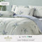 Hallmark Morbida Pure Tencel 1500TC Print Bed Linen - Floral Blue
