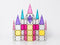 Connetix Tiles Glitter Unicorn Pack 56 Pcs Educational Magnetic Tiles