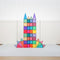 Connetix Tiles Glitter Castle Pack 48 Pcs Educational Magnetic Tiles