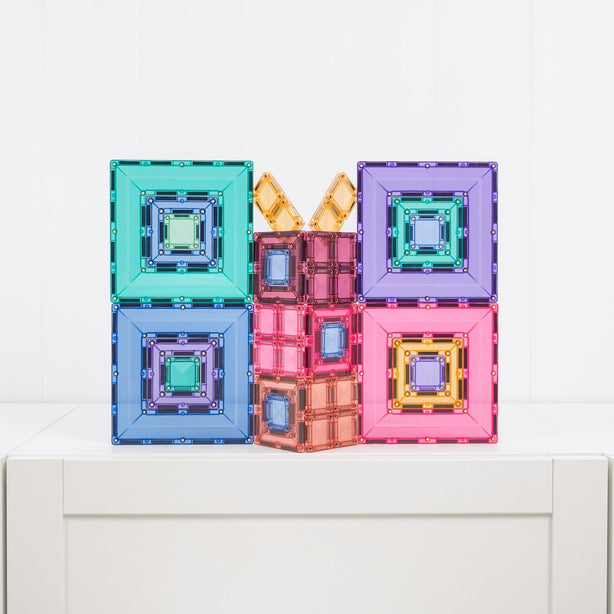 Connetix Tiles Pastel Portal Pack 48 Pcs Educational Magnetic Tiles