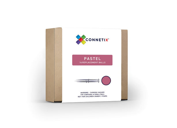 Connetix Tiles Pastel Ball Pack 16 Pcs Educational Magnetic Tiles