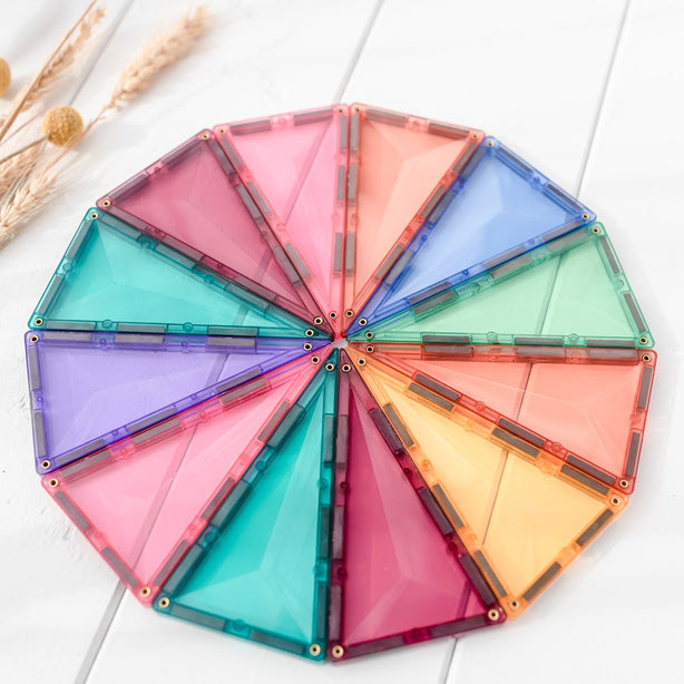 Connetix Tiles Pastel Mega Pack 202 Pcs Educational Magnetic Tiles
