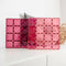 Connetix Tiles Pastel Pink & Berry Base Plate 2 Pcs Educational Magnetic Tiles