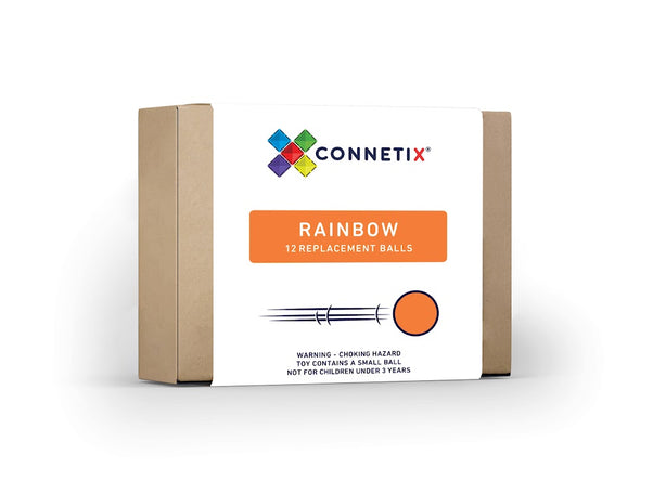 Connetix Tiles Rainbow Ball Pack 12 Pcs Educational Magnetic Tiles