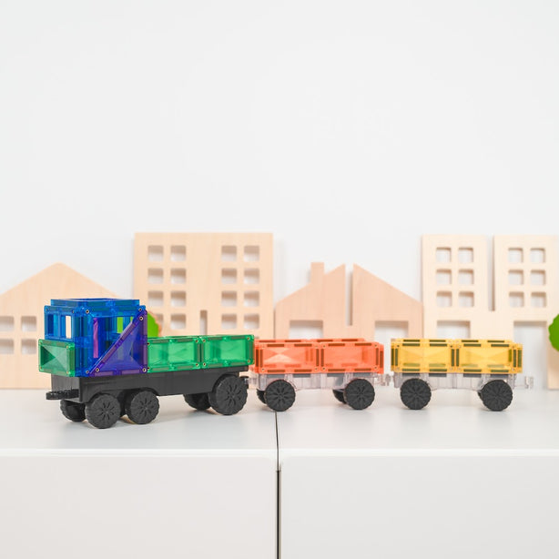 Connetix Tiles Rainbow Transport Pack 50 Pcs Educational Magnetic Tiles