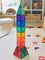 Connetix Tiles Rainbow Starter Pack 62 Pcs Educational Magnetic Tiles