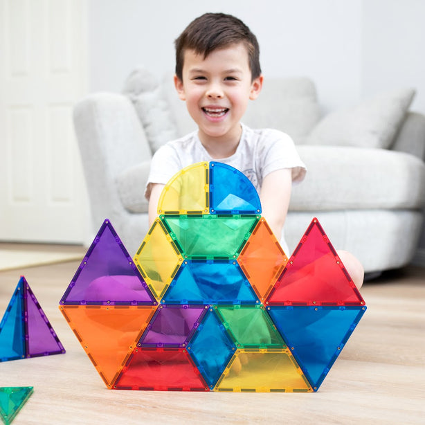 Connetix Tiles Rainbow Shape Expansion Pack 36 Pcs Educational Magnetic Tiles