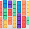 Connetix Tiles Rainbow Rectangle Pack 18 Pcs Educational Magnetic Tiles