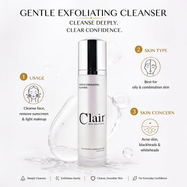 Clair Skin Solutions Gentle Exfoliating Cleanser 120Ml