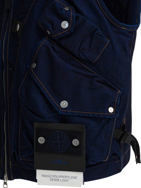 Stone Island Sleeveless utility jacket - Blue