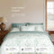 Intero Cupro Morgan 1800TC PIMA Cotton Printed Jacquard Luxury Bedding Set