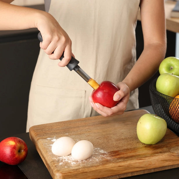 Zyliss Acrylonitrile Butadiene Styrene Apple Corer L2.5xW3.2xH24.7cm, Gray