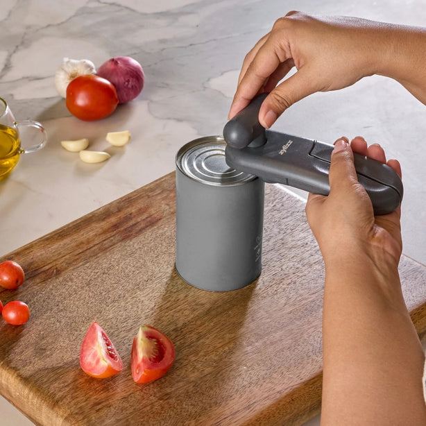 Zyliss Magican Polypropylene Can Opener With Ergnomic Handle, L55xW5xH15cm, Gray