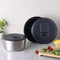 Zyliss Stainless Steel Small Easy Spin Salad Spinner L23xW23xH12cm