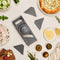 Culinare Stainless Steel 4-In 1 Blade Mandoline Slicer L30xW11xH7cm, Grey