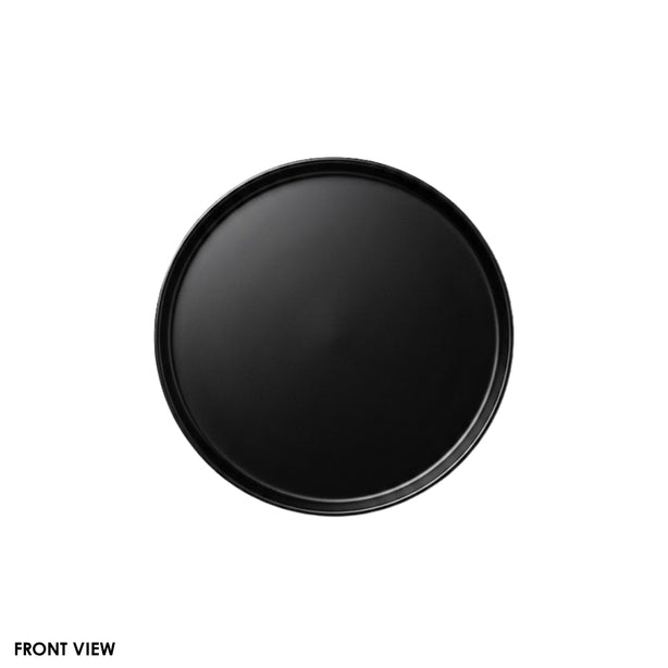 Matfer Exal Aluminium Round Non-Stick Baking Tray Dia24cm, Black