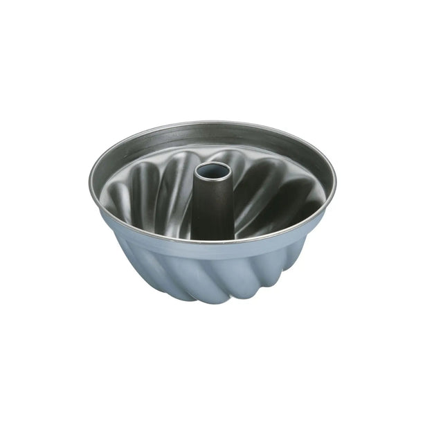 Matfer Exopan Stainless Steel Non-Stick Kouglof Cake Tin Dia24xH11cm