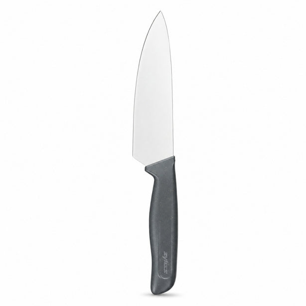 Zyliss Utility Stainless Steel Chef Knife With Translucent Blade Cover 15cm, Gray