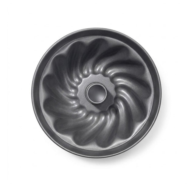 Matfer Exopan Stainless Steel Non-Stick Kouglof Cake Tin Dia24xH11cm