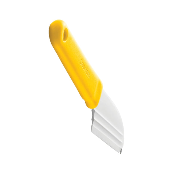 Dreamfarm Nylon Knibble Lite Cheese Knife 3-In-1 Slices, Spreads & Forks L23xW4.1cm, 0.03Kg,Yellow