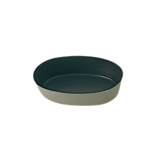Matfer Exopan Stainless Steel Non-Stick Oval Tartlet Tin L7xW4.5cm, 25Pcs/Pack