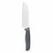 Zyliss Utility Stainless Steel Santoku Knife With Translucent Blade Cover 15cm, Gray