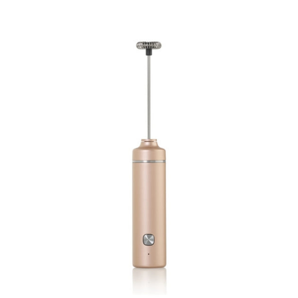 Ad Hoc Plastic Electric Milk & Sauce Frother Ø3.2xH20.8cm, Light Copper, Moro