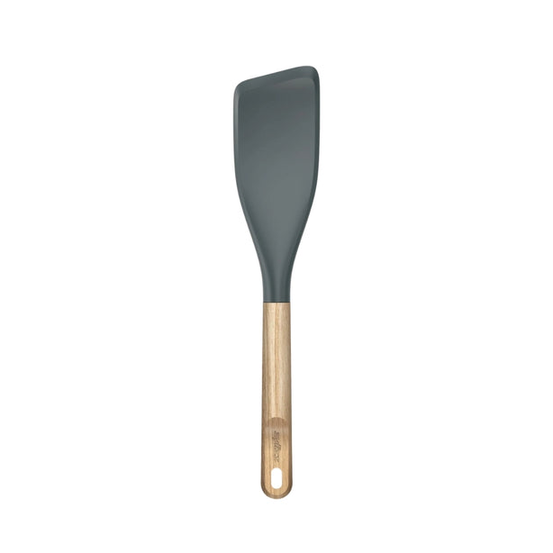 Zyliss Polybutylene Terephthalate Easy Lift Turner Oak Wood Handle L2.1xW5.9xH30cm, Heat Resistant To 240degree C, Gray