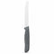 Zyliss Utility Stainless Steel Tomato Serrated Knife With Translucent Blade Cover 11cm, Gray