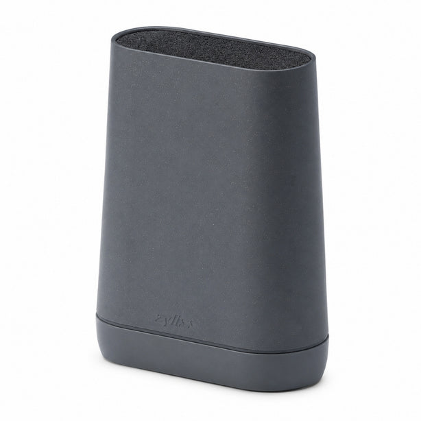Zyliss Acrylonitrile Butadiene Styrene / Wheat Straw Universal Knife Block L18.8xW9.1xH23.5cm, Gray