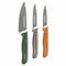 Zyliss Utility Stainless Steel 3-Piece Chef& Paring Knife Set With Translucent Blade Cover (1Xchef Knife 18cm, 1Xserrated Paring Knife 10cm, 1Xparing Knife 9cm)