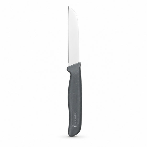 Zyliss Utility Stainless Steel Vegetable Knife With Translucent Blade Cover 8.9cm, Gray