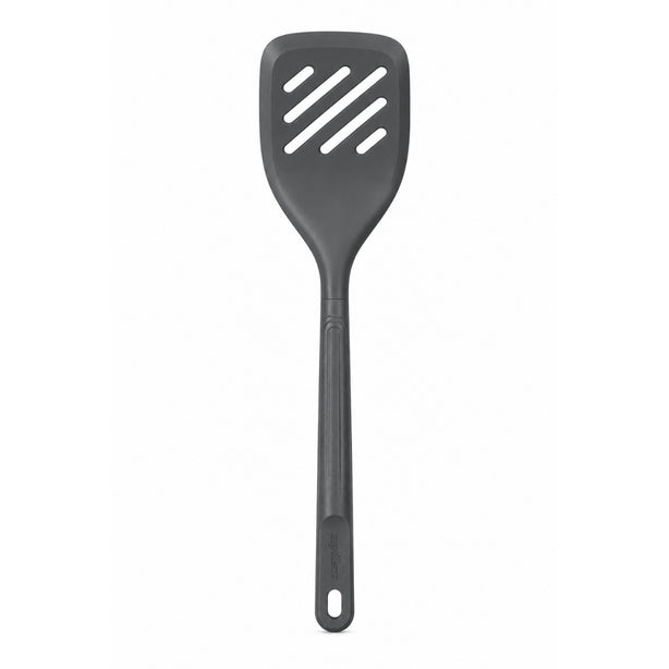 Zyliss Polybutylene Terephthalate Slotted Turner L1.9xW8xH31cm, Head Heat Resistant To 200degree C, Handle Heat Resistant To 80degree C, Gray