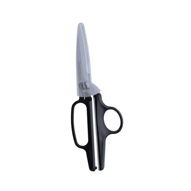 Dreamfarm Stainless Steel Bishears Scissors 2-In 1 Kitchen Shears L24xW8.5cm, 0.14Kg, Black+White