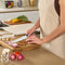 Zyliss Utility Stainless Steel Carving Knife With Translucent Blade Cover 18.8cm, Gray