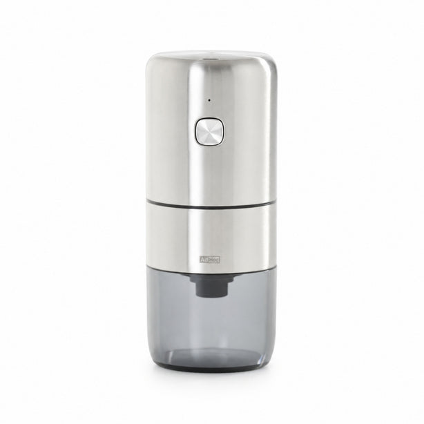 Ad Hoc Stainless Steel Electric Pepper And Salt Mill With Ceramic Grinder USB Rechargeable Ø8xH18.6cm, I.Mill, Ceracut